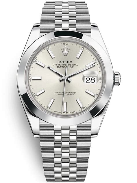 rolex datejust 904l steel chrono|Rolex Datejust 41 Silver Dial Smooth Bezel Men's Watch.